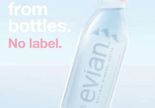 Evian mineral water Middle East