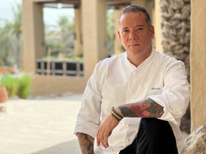 Sébastien Pinson executive chef Six Senses Zighy Bay